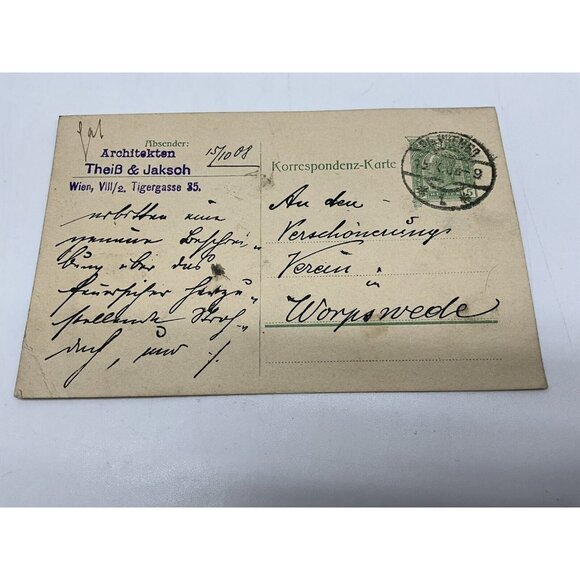 United States And Germany Antique Postal Cards Canceled And Used, Lot of 6 AS-IS - Picture 5 of 16